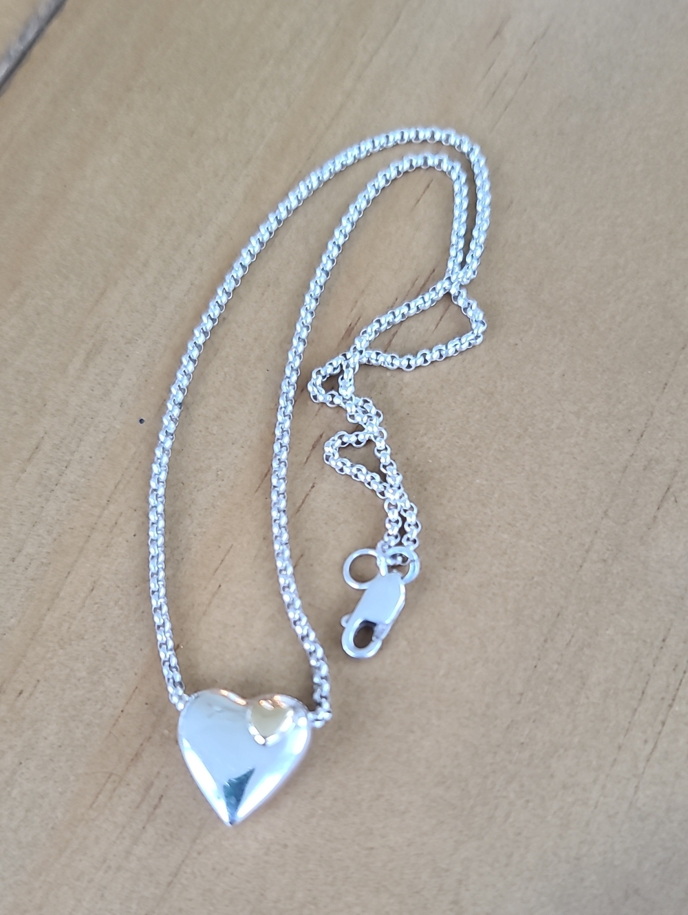 Bayanahan 925, 18k Heart Pendant Necklace